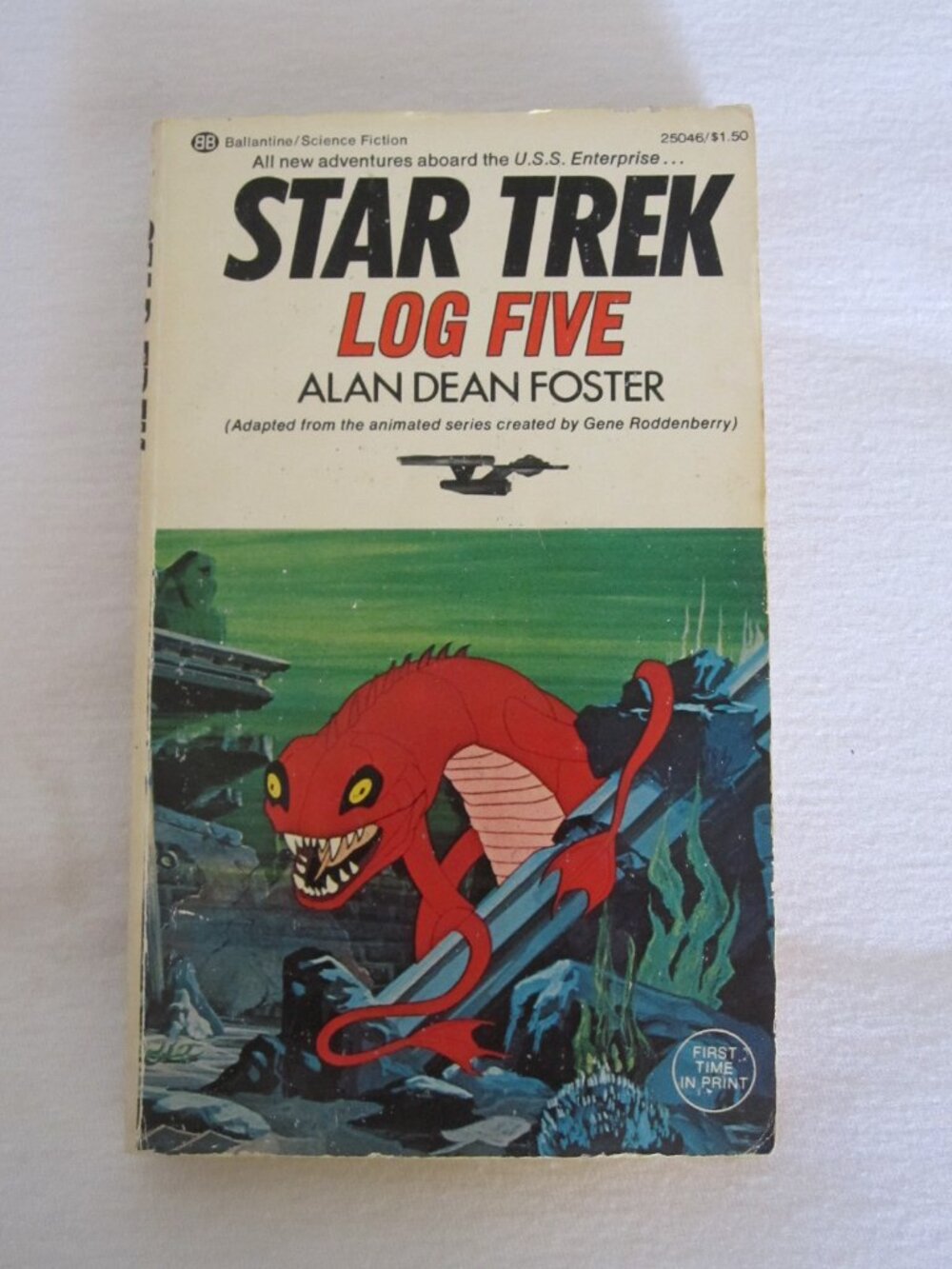 1976 Star Trek p/b Book: Log Five - 3rd Print